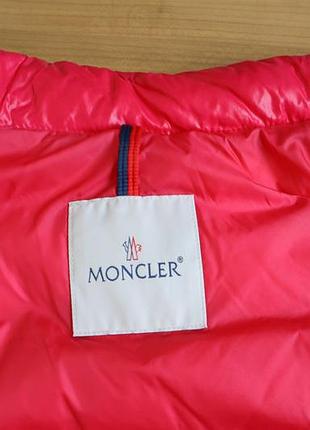 Moncler пуховая жилетка 12 лет 152 см рост оригинал 4
