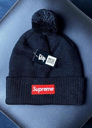 Шапка supreme чорна