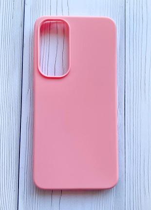 Силиконовый матовый чехол на samsung galaxy s24 fe розовый
