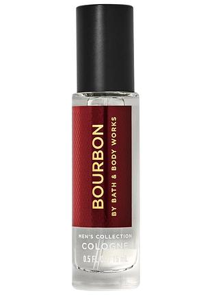Мужской мини парфюм bath & body works bourbon mini cologne 15 мл