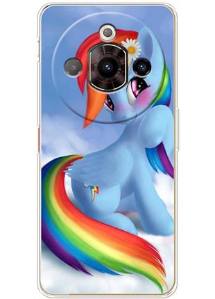 Чехол силиконовый с картинкой на zte nubia focus pro (литл пони, my little pony)