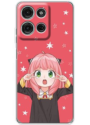 Чохол силіконовий з картинкою на motorola g75 (аніме, anime)