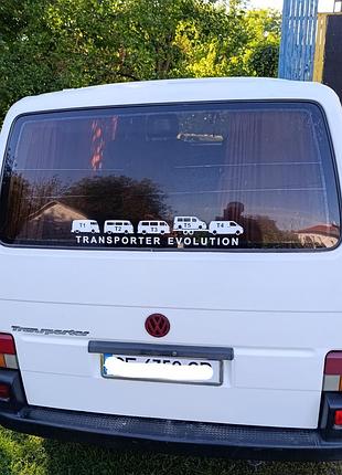70см наклейки авто автомобиль кузов фольксваген транспортёр volkswagen transporter эволюция evolution с нижней надписью