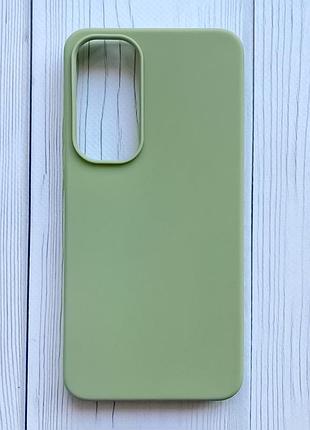 Силіконовий матовий чохол на samsung galaxy s24 fe оливковий