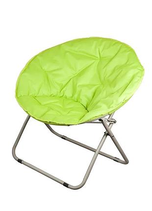 Мягкий стул салатовый складной grass green