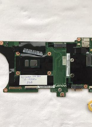 Материнська плата робоча на lenovo thinkpad x1 carbon gen 5 5th (i7-7500u/8gb) dx120 nm-b141