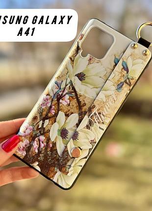 Силіконовий 3d чехол tpu для телефона samsung galaxy a41 sm-a415 чохол на самсунг а41 силікон чехол з колечком