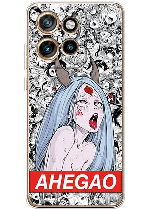 Чехол силиконовый с картинкой на motorola edge 50 neo (аниме, anime)