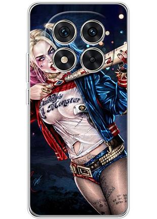 Чохол силіконовий з картинкою на xiaomi redmi note 14 pro 5g (харли квинн, harley quinn)