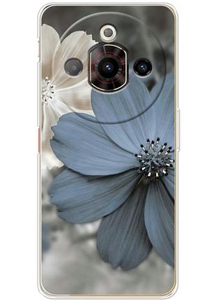 Чехол силиконовый с картинкой на zte nubia focus pro (цветок гербера)