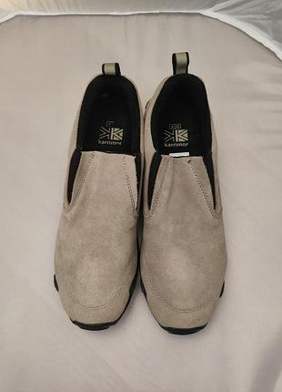 Бежевые замшевые туфли karrimor 3
