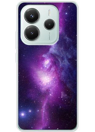 Чехол силиконовый с картинкой на xiaomi redmi note 14 5g (космос)