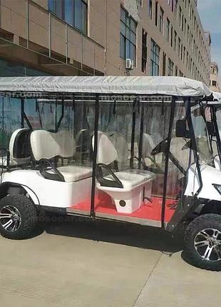 Тент для гольф машины langqing, marshell, ezgo, yutong golf car tent защитный чехол на 6 мест для гольф-кара