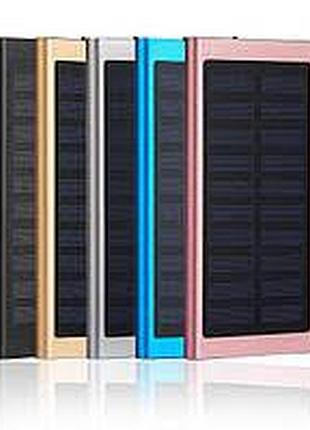 Power bank з сонячною батареєю 20000 mah
