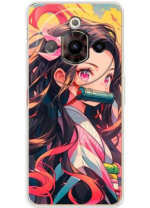 Чехол силиконовый с картинкой на zte nubia focus pro (аниме, anime)