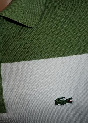 Оригинальная винтажная футболка-поло "lacoste" р-m 8