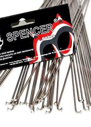 Спицы spencer 36шт, нержавеющие, 220мм, без ниппеля, серебристый (sze220)