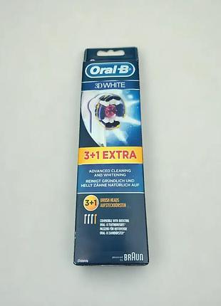 4 шт насадка oral b 3d white oral-b орал би 3d white 3д вайт eb18