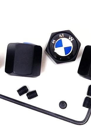 Колпачки bmw золотник ниппель с логотипом бмв чорний