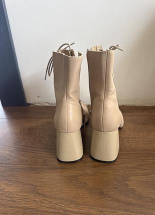 Черевики zara, шкіряні 2