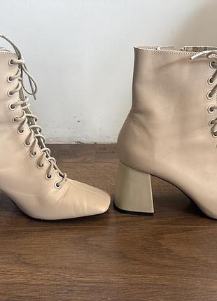 Черевики zara, шкіряні 3