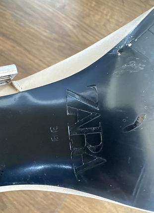 Черевики zara, шкіряні 5