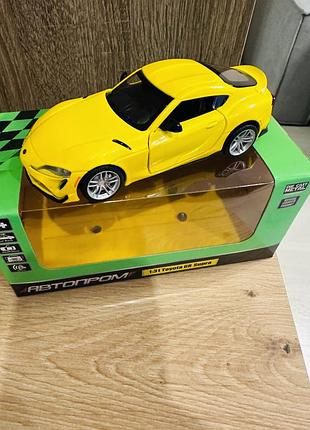 Машинка іграшкова металева автопром toyota supra (світло, звук)