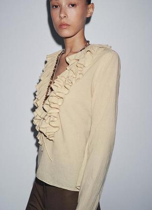 Блузка zara блуза zara сорочка zara рубашка
