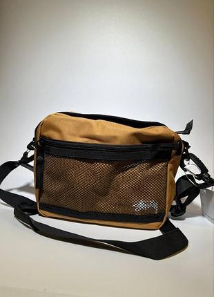 Месенждер барсетка stussy коричневая