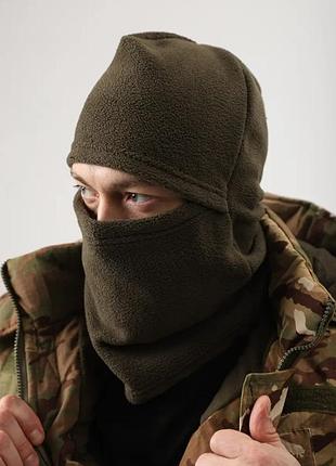 Балаклава фліс олива