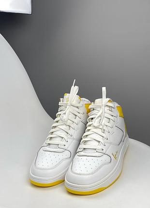 Оригінальні кросівки karl kani high-top trainers - white apricot розмір 45 устілка 29