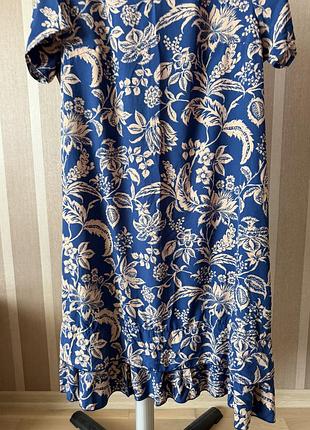 🥰 міді сукня в абстрактний принт shein xl 5