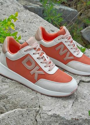 Жіночі кросівки dkny oaks logo lace-up sneaker, 39р.