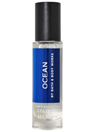 Мужской мини парфюм bath & body works ocean mini cologne 15 мл