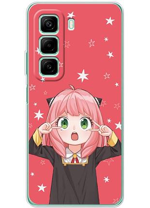 Чохол силіконовий з картинкою на infinix hot 50 pro (аніме, anime)