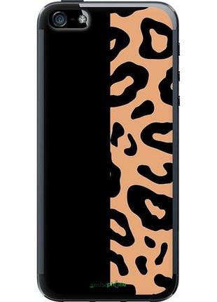 Чехол на iphone 5 пятна леопарда "4269u-18-10746"