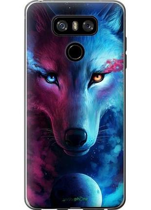 Чехол на lg g6 арт-волк "3999u-836-10746"