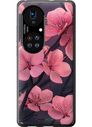 Чохол на huawei p50 пурпурова сакура "6075u-2292-10746"