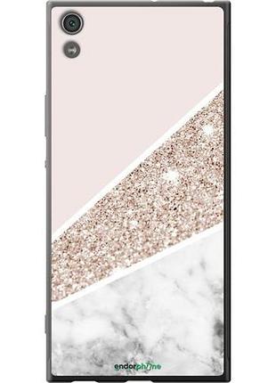 Чехол на sony xperia xa1 ultra g3212 пастельный мрамор "4342u-1237-10746"