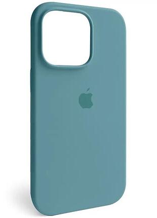 Чехол fiji silicone case для apple iphone 15 pro бампер накладка soft touch с микрофиброй cactus