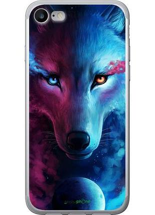 Чехол на iphone se 2020 арт-волк "3999u-2013-10746"