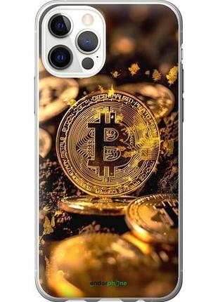 Чехол на iphone 12 pro золотая лихорадка биткойна "6089u-2052-10746"
