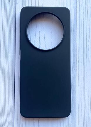 Силіконовий матовий чохол на xiaomi redmi 14c/poco c75 чорний
