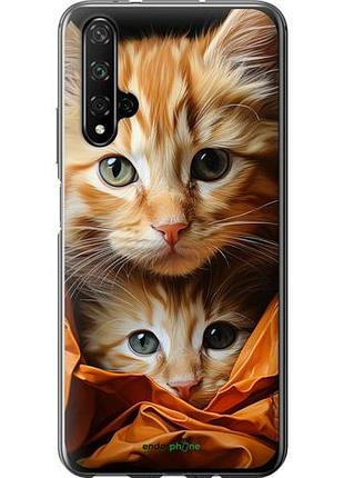 Чехол на huawei honor 20 котики 2 "5664u-1697-10746"