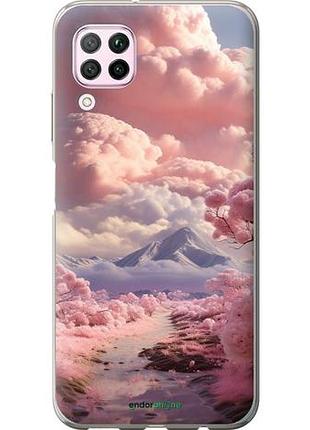 Чохол на huawei nova 6se рожеві хмари "5660u-1823-10746"