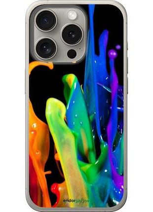 Чехол на iphone 15 pro брызги краски "3957u-3096-10746"