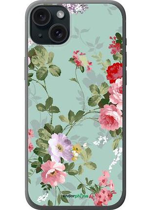 Чохол на iphone 15 plus квіткові шпалери 2 "862u-3097-10746"