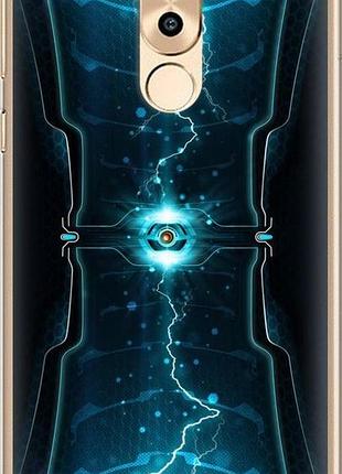 Чехол на huawei honor 6x молнии в цилиндре "120u-460-10746"