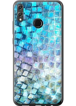 Чехол на huawei honor 8x переливающаяся чешуя "227u-1596-10746"