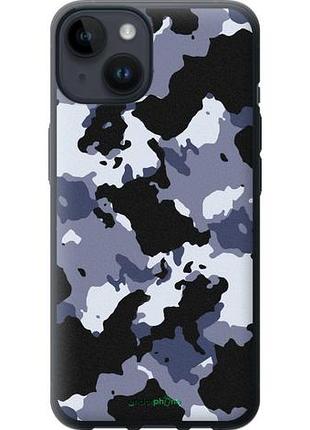 Чехол на iphone 14 камуфляж v4 "1182u-2648-10746"